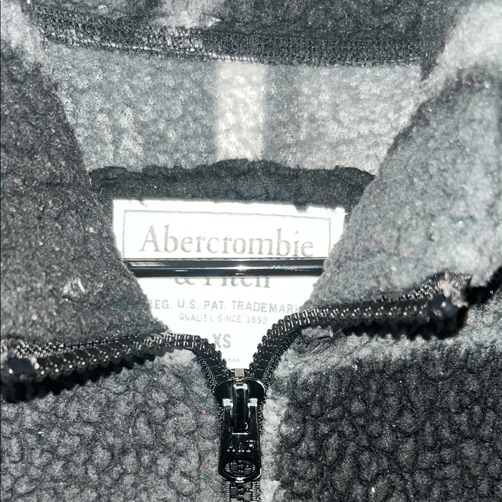 Abercrombie & Fitch Men’s Black Plaid Jacket